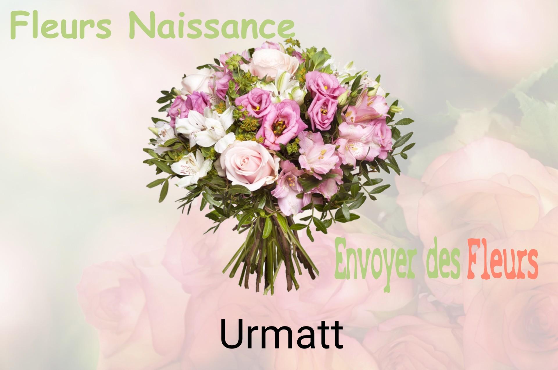 Bouquet de fleurs de naissance livré à Urmatt